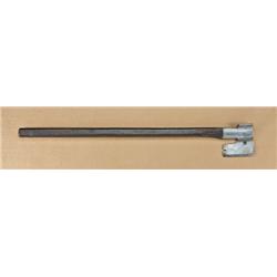 War axe circa 1500 to 1650, head measures approx.  6” from blade to back, by 5-1/4” from end to end 