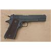 Image 2 : Colt model 1911A1, .45ACP caliber semi-automatic  pistol, military parkerized finish,  serial  #1642