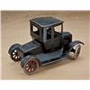 Image 2 : Early Buddy L all-metal Model T Ford Coupe with  most of its original black paint on body and red  p