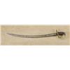 Image 2 : Interesting brass-hilted confederate type saber  showing unstopped fuller, thin and poorly cast  bra