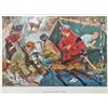 Image 1 : Winchester promotional print, circa 1954. Approx.  18” by 24”, nicely framed and matted showing  Win
