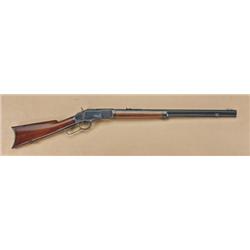 Winchester model 1873 lever-action rifle, .44-40  caliber, 24” round barrel, full magazine, rifle  b