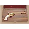 Image 1 : Colt Single Action army revolver, .45 caliber,  7-1/2” barrel, fully and ornately deep chisel cut  e