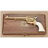 Image 2 : Colt Single Action army revolver, .45 caliber,  7-1/2” barrel, fully and ornately deep chisel cut  e