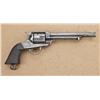Image 1 : Remington model 1890 single-action revolver,  7-1/2” barrel, .44-40 caliber, blue finish,  hard-rubb