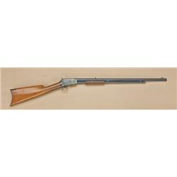 Winchester model 1890, .22 short caliber, blue and  case hardened frame, takedown, serial #92688. Th