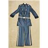 Image 3 : Civil War Captain’s uniform showing velvet cuffs  and collar. 18 eagle buttons in two rows. With  bu