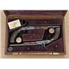 Image 1 : Pair of .36 caliber percussion target/dueling  pistols by John Mullin, New York. Cased with  accesso