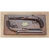 Image 2 : Pair of American percussion target/dueling pistols  signed “A. McComas, Baltimore”. The pair are  ap