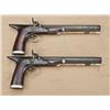 Image 1 : Pair of American dueling/target pistols signed W.  J. and R.H. Scott, Albany. The pair measure  appr