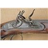 Image 3 : Pair of flintlock pistols by Alvan Pratt of  Sutton, Mass, circa approx. 1815, with period  hide-cov