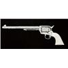 Image 1 : Colt Single Action Army Revolver, .45 Long Colt  caliber, 10” barrel, nickel finish, one-piece  ivor