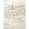 Image 2 : Important original letter signed by Andrew Jackson  inscribed Hermitage August 24, 1828 at right top
