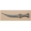 Image 2 : High quality 18th to early 19th century mideastern  armor piercing dagger with gold-inlaid blade and