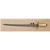 Image 2 : Early 19th century British  Naval small sword with  boxlock pistol attached. The sword measures  22-