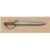 Image 1 : Unmarked Confederate style d-guard bowie knife  measuring 21-1/4” overall. Blade measures 1-7/8”  ac