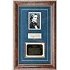 Image 1 : Clipped original signature of Jefferson Davis,  president of the Confederacy. Approx. 1” by  3-1/2”.