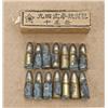 Image 1 : Full box of 14 rounds, 8mm Nambu, Japanese  military issue with arsenal markings and  characters on 