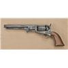 Image 1 : Colt 1851 Navy Revolver, .36 caliber percussion,  traces of original finish, wood grips, early small