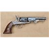 Image 2 : Bacon .31 caliber pocket revolver, 4” barrel,  blued finish, varnish wood grips, fluted cylinder,  #