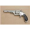 Image 1 : Merwin & Holbert, .38 caliber single-action  revolver, with 4-1/2” barrel, nickel plated,  hardrubbe