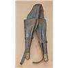Image 1 : Pair of military style saddle holsters, missing  covers, brass tips, type associated with Walker  Co