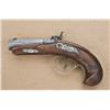 Image 2 : Original Henry Deringer percussion pistol, approx.  .50 caliber, 6-1/2” overall, with 2-1/4” rounded