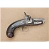 Image 1 : Period copy of Henry Deringer, probably by  Slotter, .44 caliber, 7-groove rifled. 1-7/8”  barrel, 6