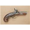Image 1 : Original Henry Deringer percussion pistol, agent  marked C. Curry San Franco Cala Agent. .41  calibe