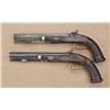 Image 2 : Pair of percussion dueling/target pistols. Signed  Thomas Tyrer on barrels and locks, and Richmond V