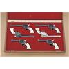 Image 1 : Colt Single Action Army 6-gun garniture consisting  of six factory engraved D-Grade Colt Single  Act