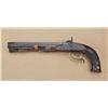 Image 2 : American dueling pistol converted from Flintlock  to percussion signed “Leehler” on barrel. .54  cal