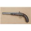 Image 2 : Percussion dueling/target pistol signed “J.M.  Happoldt, Charleston” on lock. 8-1/2” heavy  octagon 