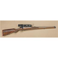 Oberndorf Mauser prewar sporting rifle, 7x57  caliber, 20” barrel, Mannlicher style full stock,  qui