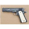 Image 3 : Colt model 1911A1 .38 super, semi-automatic  pistol, serial #152675. Finely engraved gold and  silve