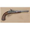 Image 1 : High quality European dueler/target pistol circa  approx. 1850, .44 caliber smooth bore. Half  stock