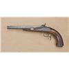 Image 2 : High quality European dueler/target pistol circa  approx. 1850, .44 caliber smooth bore. Half  stock