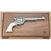Image 3 : Colt Single Action Army Revolver, .45 caliber  7-1/2” barrel, finely custom engraved in western  scr