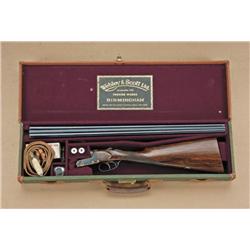 Webley & Scott double barrel side by side boxlock  shotgun , 20ga, 26” barrels, English style  strai