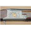 Image 3 : Belgian Browning combination over/under rifle and  shotgun set, highly engraved, gold inlaid, select