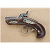 Image 1 : Original Henry Deringer, “Peanut” size percussion  pistol, approx. .38 caliber, less than 1-1/4”  ba
