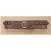 Image 1 : Cartridge belt/money belt marked “F. A. Meanea,  Cheyenne, Wyo”. .45 caliber loops, belt measures  a