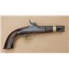 Image 1 : Rare Ames model 1 boxlock US martial pistol dated  1842 with pointed back area of lock, one of only 