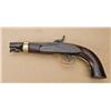 Image 3 : Rare Ames model 1 boxlock US martial pistol dated  1842 with pointed back area of lock, one of only 
