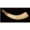 Image 1 : 18th century carved American powderhorn showing  name Jacobus Von Schoonhoven year 1756, written as 
