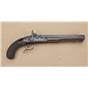 Image 1 : American flintlock dueling pistol converted to  percussion by Booth of Philadelphia. The pistol is  