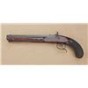 Image 2 : American flintlock dueling pistol converted to  percussion by Booth of Philadelphia. The pistol is  