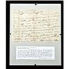 Image 4 : Lot of two documents regarding dueling ; 1) Letter  approx. 9-3/4” by 7-7/8”, January 1851, from  Ga
