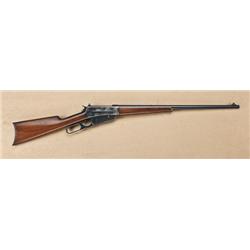 Winchester model 1895 special order rifle,  government .30-06 caliber, blue finish, standard  wood s