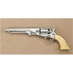 Colt model 1862 pocket Navy, .36 caliber  percussion, 6-1/2” barrel, old renickeled finish,  origina